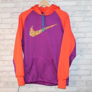UNIQUE Fun NIKE Athletic Hoodie Sweatshirt M EUC